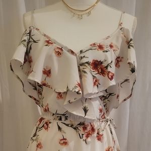 Floral Off the Shoulder Dress